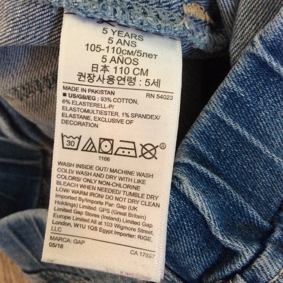 Gap distressed heart knee jeggings - Picture 4 of 4